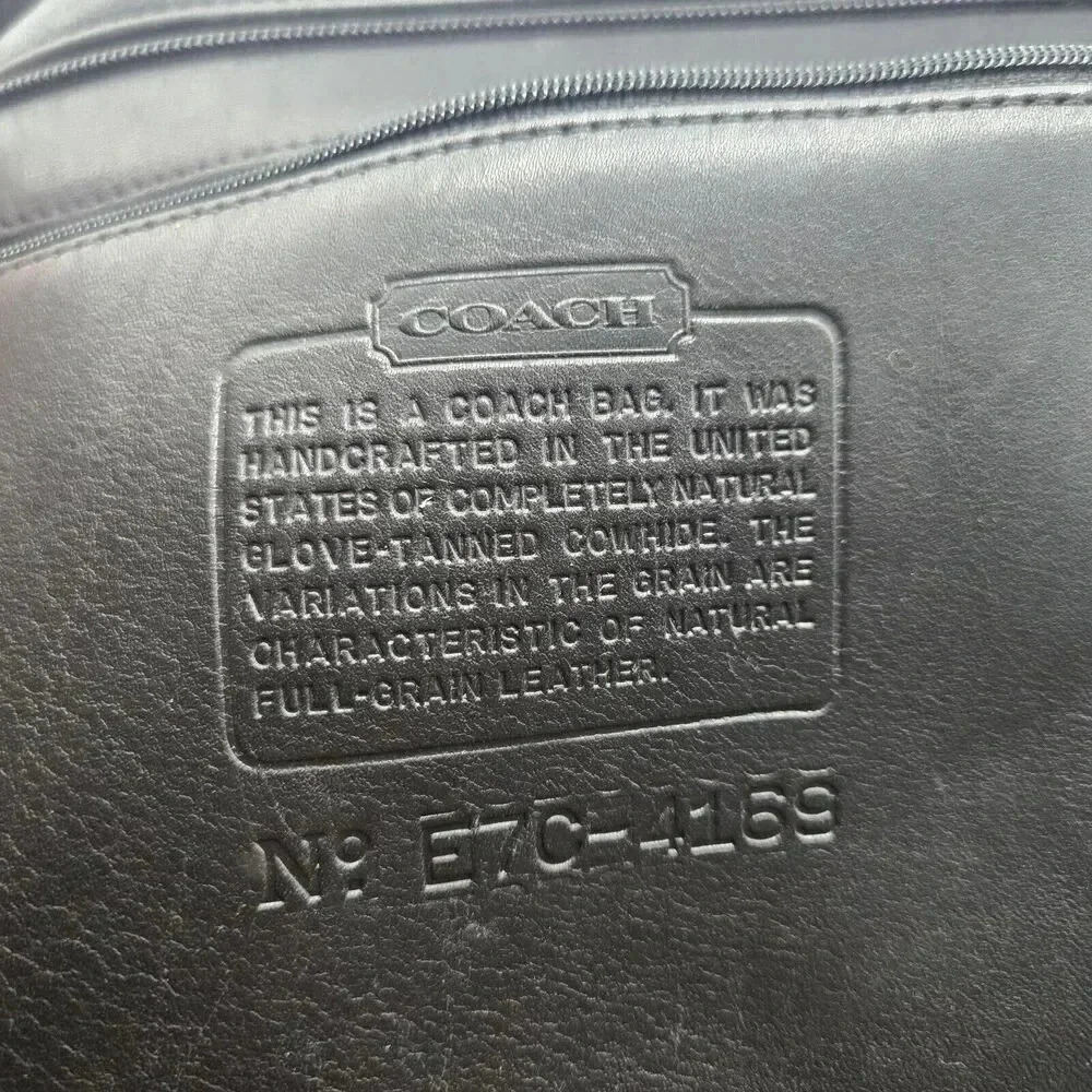 Coach Vintage - Soho Erickson Bucket Bag 4169, Black‎ - United States 1990s - Picture 9 of 11